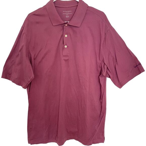 Lyle & Scott Polo Shirt Mens Size XXL 2XL Golf Scottish big & tall golf Scotland - Picture 1 of 6